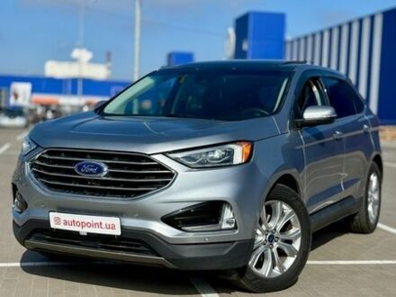 Серый Форд Эдж, объемом двигателя 2 л и пробегом 158 тыс. км за 21800 $, фото 1 на Automoto.ua