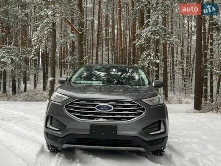 Серый Форд Эдж, объемом двигателя 2 л и пробегом 57 тыс. км за 21999 $, фото 1 на Automoto.ua