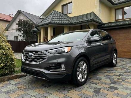 Серый Форд Эдж, объемом двигателя 2 л и пробегом 49 тыс. км за 16800 $, фото 1 на Automoto.ua