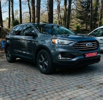 Серый Форд Эдж, объемом двигателя 2 л и пробегом 124 тыс. км за 17500 $, фото 1 на Automoto.ua