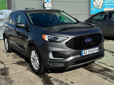 Серый Форд Эдж, объемом двигателя 2 л и пробегом 130 тыс. км за 21500 $, фото 1 на Automoto.ua