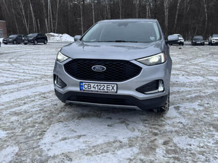 Серый Форд Эдж, объемом двигателя 2 л и пробегом 61 тыс. км за 23990 $, фото 1 на Automoto.ua