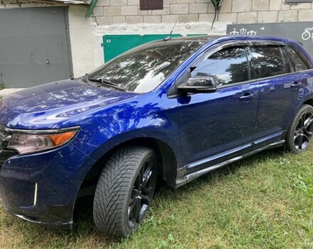 Синий Форд Эдж, объемом двигателя 3.7 л и пробегом 315 тыс. км за 14700 $, фото 1 на Automoto.ua