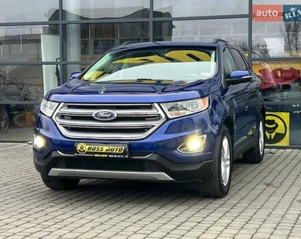 Синий Форд Эдж, объемом двигателя 3.5 л и пробегом 149 тыс. км за 15800 $, фото 2 на Automoto.ua