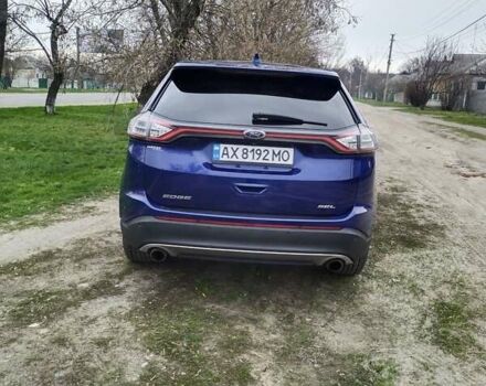 Синий Форд Эдж, объемом двигателя 3.5 л и пробегом 160 тыс. км за 14000 $, фото 4 на Automoto.ua