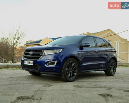 Синий Форд Эдж, объемом двигателя 3.5 л и пробегом 115 тыс. км за 20000 $, фото 1 на Automoto.ua