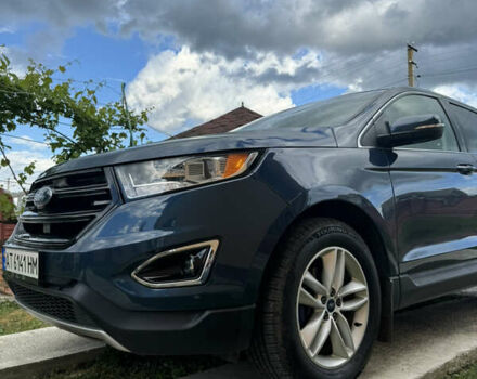 Синий Форд Эдж, объемом двигателя 2 л и пробегом 158 тыс. км за 16900 $, фото 4 на Automoto.ua