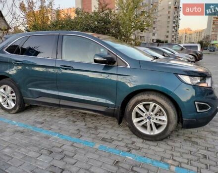 Синий Форд Эдж, объемом двигателя 2 л и пробегом 163 тыс. км за 16500 $, фото 4 на Automoto.ua