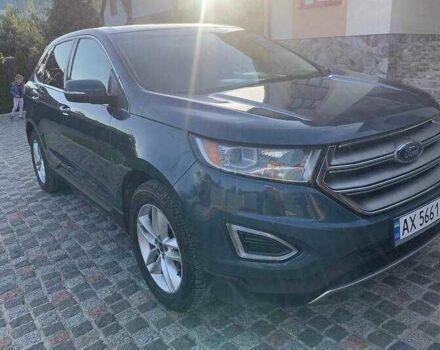 Синий Форд Эдж, объемом двигателя 2 л и пробегом 255 тыс. км за 10900 $, фото 2 на Automoto.ua