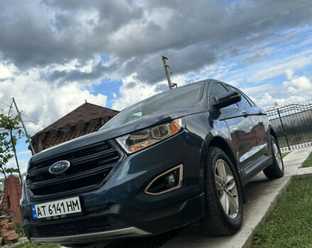 Синий Форд Эдж, объемом двигателя 2 л и пробегом 158 тыс. км за 16900 $, фото 1 на Automoto.ua