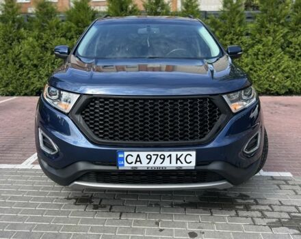 Синій Форд Едж, об'ємом двигуна 2 л та пробігом 101 тис. км за 14300 $, фото 1 на Automoto.ua