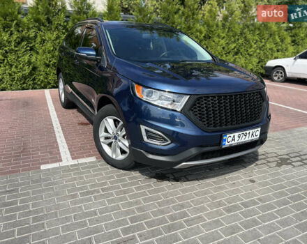 Синій Форд Едж, об'ємом двигуна 2 л та пробігом 101 тис. км за 14300 $, фото 7 на Automoto.ua