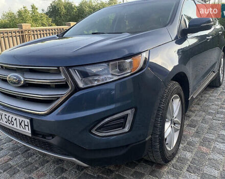 Синій Форд Едж, об'ємом двигуна 2 л та пробігом 223 тис. км за 10500 $, фото 1 на Automoto.ua