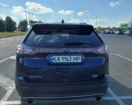 Синій Форд Едж, об'ємом двигуна 2 л та пробігом 126 тис. км за 15950 $, фото 1 на Automoto.ua