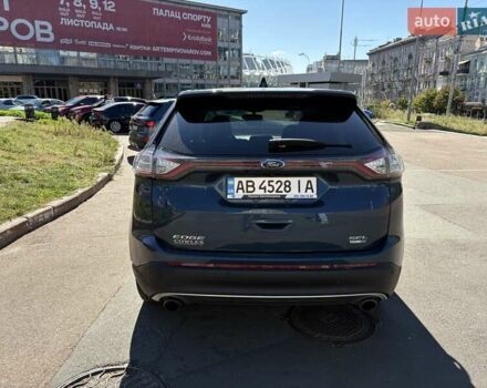 Синий Форд Эдж, объемом двигателя 2 л и пробегом 146 тыс. км за 19999 $, фото 8 на Automoto.ua