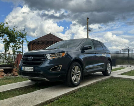 Синий Форд Эдж, объемом двигателя 2 л и пробегом 158 тыс. км за 16900 $, фото 2 на Automoto.ua