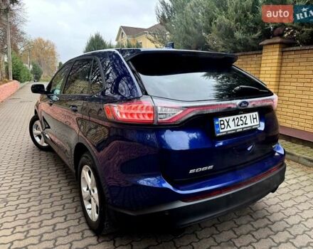 Синій Форд Едж, об'ємом двигуна 2 л та пробігом 100 тис. км за 12700 $, фото 5 на Automoto.ua