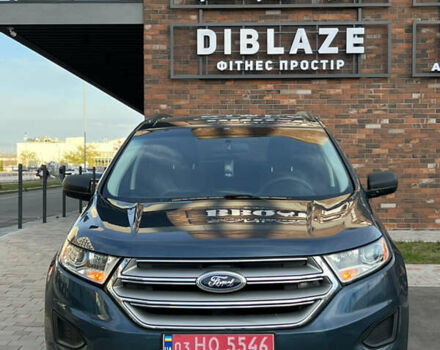 Синий Форд Эдж, объемом двигателя 2 л и пробегом 75 тыс. км за 13750 $, фото 1 на Automoto.ua