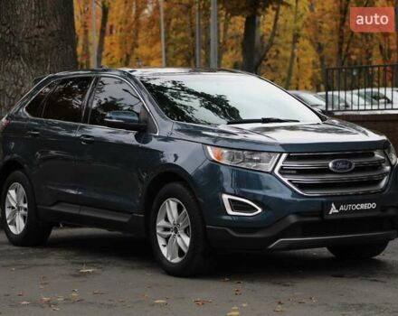Синій Форд Едж, об'ємом двигуна 2 л та пробігом 105 тис. км за 17900 $, фото 2 на Automoto.ua