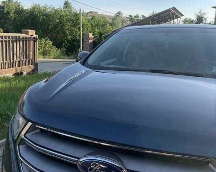 Синий Форд Эдж, объемом двигателя 2 л и пробегом 255 тыс. км за 10900 $, фото 3 на Automoto.ua