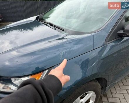 Синий Форд Эдж, объемом двигателя 2 л и пробегом 75 тыс. км за 10600 $, фото 9 на Automoto.ua