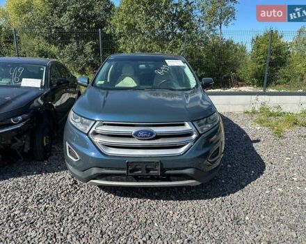 Синий Форд Эдж, объемом двигателя 2 л и пробегом 150 тыс. км за 14500 $, фото 1 на Automoto.ua