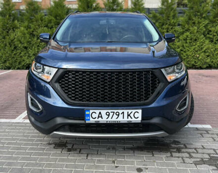 Синій Форд Едж, об'ємом двигуна 2 л та пробігом 101 тис. км за 14300 $, фото 1 на Automoto.ua