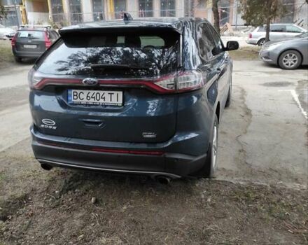 Синий Форд Эдж, объемом двигателя 2 л и пробегом 163 тыс. км за 16500 $, фото 6 на Automoto.ua
