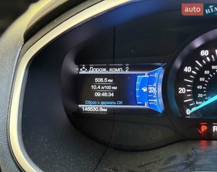 Синий Форд Эдж, объемом двигателя 2 л и пробегом 146 тыс. км за 19999 $, фото 17 на Automoto.ua