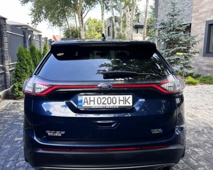 Синий Форд Эдж, объемом двигателя 2 л и пробегом 102 тыс. км за 18500 $, фото 9 на Automoto.ua