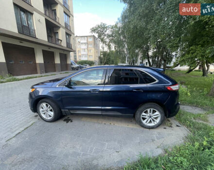 Синий Форд Эдж, объемом двигателя 2 л и пробегом 145 тыс. км за 11500 $, фото 5 на Automoto.ua