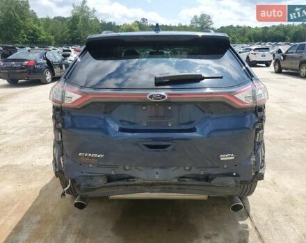 Синий Форд Эдж, объемом двигателя 2 л и пробегом 78 тыс. км за 3000 $, фото 5 на Automoto.ua