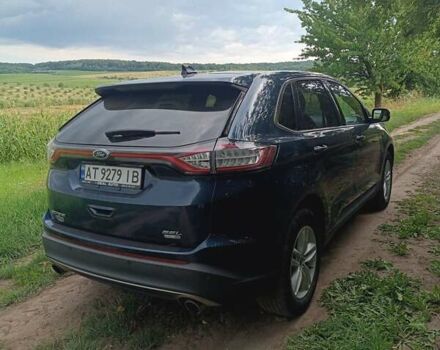 Синій Форд Едж, об'ємом двигуна 2 л та пробігом 145 тис. км за 17900 $, фото 14 на Automoto.ua