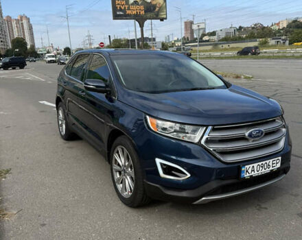 Синій Форд Едж, об'ємом двигуна 3.5 л та пробігом 141 тис. км за 19499 $, фото 2 на Automoto.ua