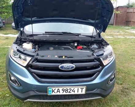 Синий Форд Эдж, объемом двигателя 2 л и пробегом 100 тыс. км за 17250 $, фото 17 на Automoto.ua