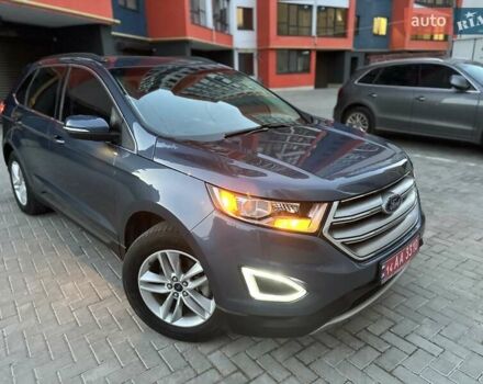 Синій Форд Едж, об'ємом двигуна 2 л та пробігом 95 тис. км за 15999 $, фото 2 на Automoto.ua
