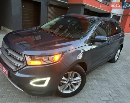 Синій Форд Едж, об'ємом двигуна 2 л та пробігом 95 тис. км за 15999 $, фото 3 на Automoto.ua