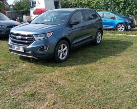 Синий Форд Эдж, объемом двигателя 2 л и пробегом 100 тыс. км за 17250 $, фото 2 на Automoto.ua