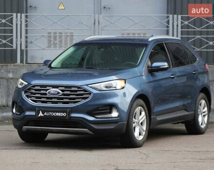 Синий Форд Эдж, объемом двигателя 2 л и пробегом 55 тыс. км за 20300 $, фото 2 на Automoto.ua