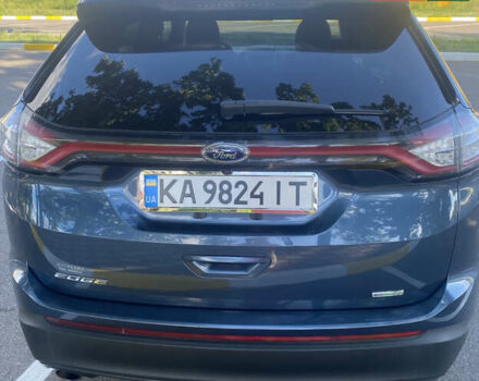 Синий Форд Эдж, объемом двигателя 2 л и пробегом 100 тыс. км за 17800 $, фото 9 на Automoto.ua