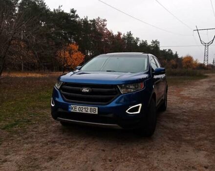 Синий Форд Эдж, объемом двигателя 2 л и пробегом 120 тыс. км за 18500 $, фото 2 на Automoto.ua