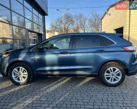 Синий Форд Эдж, объемом двигателя 2 л и пробегом 122 тыс. км за 16700 $, фото 3 на Automoto.ua