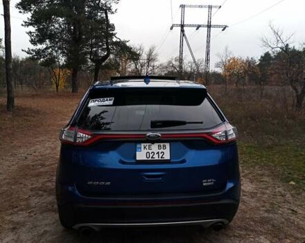 Синий Форд Эдж, объемом двигателя 2 л и пробегом 120 тыс. км за 18500 $, фото 5 на Automoto.ua