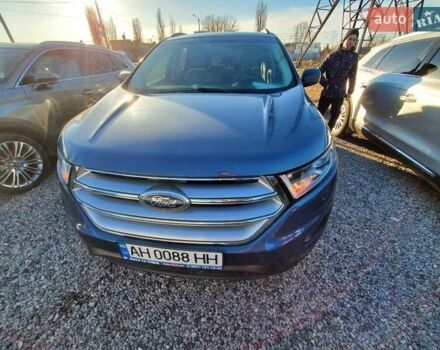 Синій Форд Едж, об'ємом двигуна 2 л та пробігом 120 тис. км за 17000 $, фото 3 на Automoto.ua