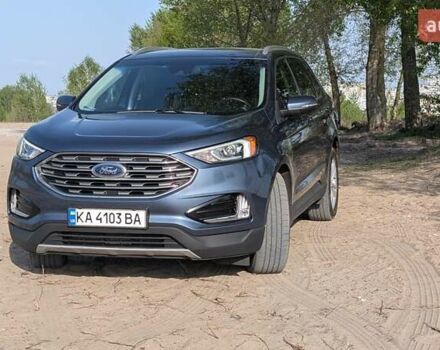 Синий Форд Эдж, объемом двигателя 2 л и пробегом 49 тыс. км за 21750 $, фото 4 на Automoto.ua