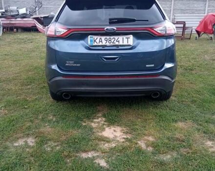 Синий Форд Эдж, объемом двигателя 2 л и пробегом 100 тыс. км за 17250 $, фото 4 на Automoto.ua