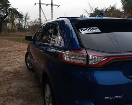 Синий Форд Эдж, объемом двигателя 2 л и пробегом 120 тыс. км за 18500 $, фото 1 на Automoto.ua