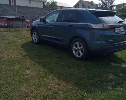 Синий Форд Эдж, объемом двигателя 2 л и пробегом 100 тыс. км за 17250 $, фото 3 на Automoto.ua