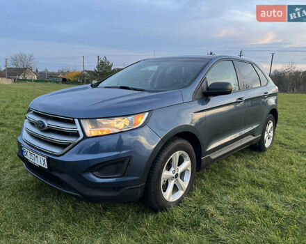 Синий Форд Эдж, объемом двигателя 2 л и пробегом 110 тыс. км за 14900 $, фото 1 на Automoto.ua