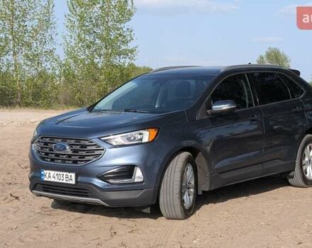Синий Форд Эдж, объемом двигателя 2 л и пробегом 49 тыс. км за 21750 $, фото 2 на Automoto.ua